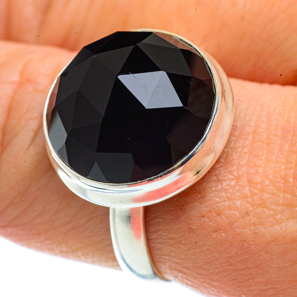 Black Onyx Rings handcrafted by Anasilvercos - RING42798