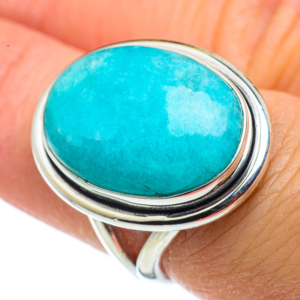 Larimar Rings handcrafted by Anasilvercos - RING43146