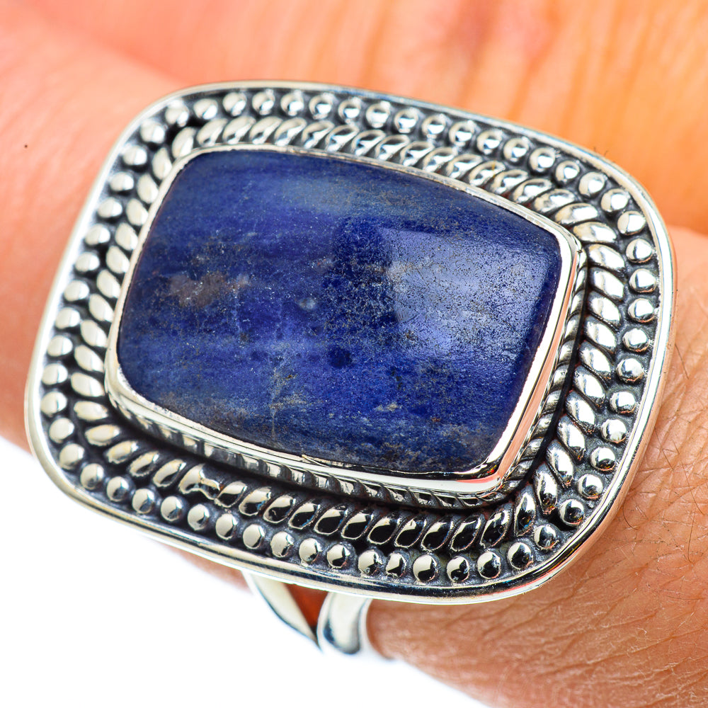 Sodalite Rings handcrafted by Anasilvercos - RING43148