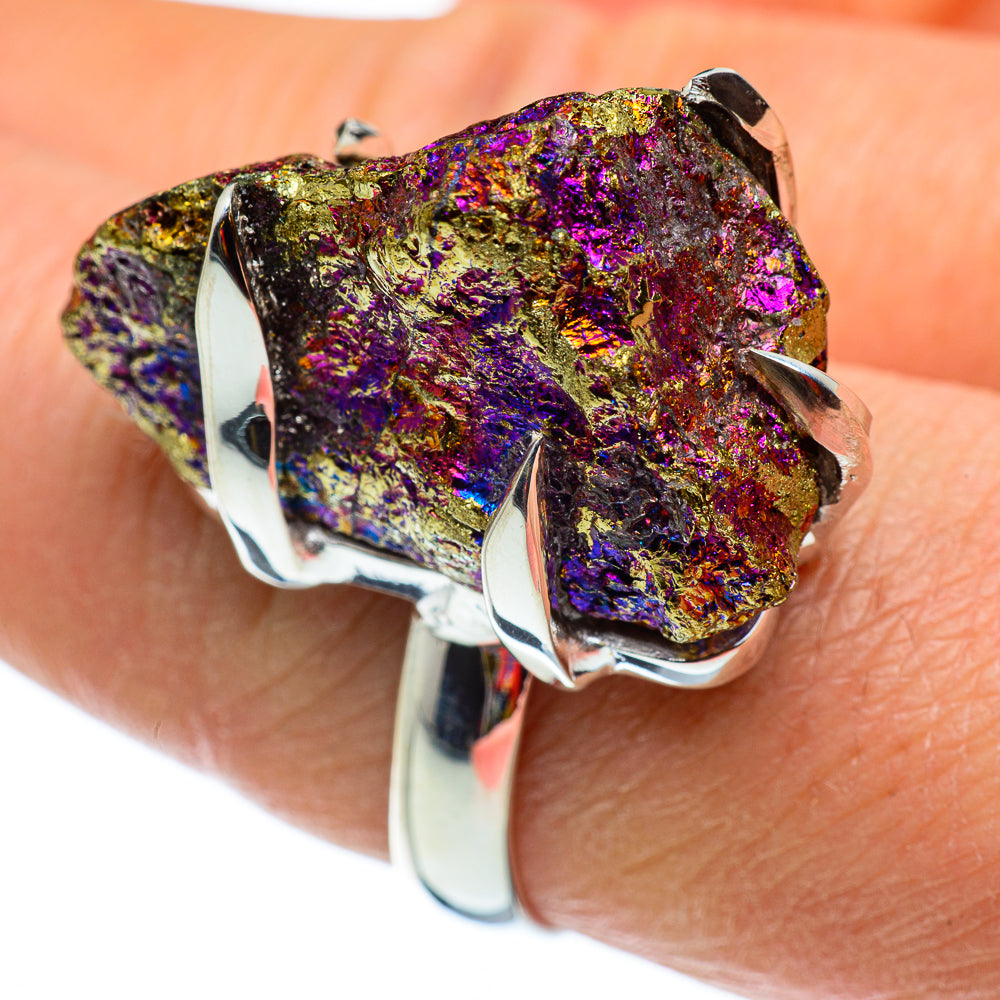 Titanium Druzy Rings handcrafted by Anasilvercos - RING43212