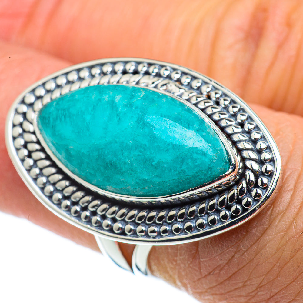 Amazonite Rings handcrafted by Anasilvercos - RING43229