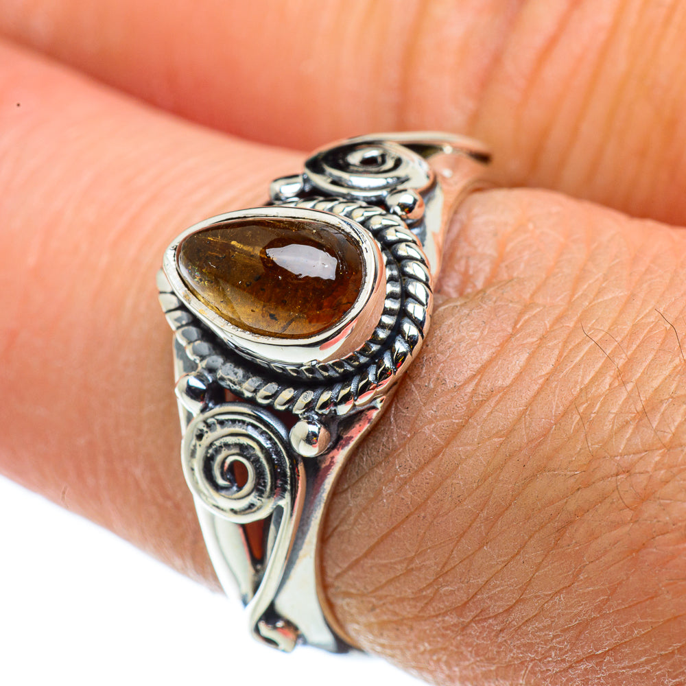 Citrine Rings handcrafted by Anasilvercos - RING43302