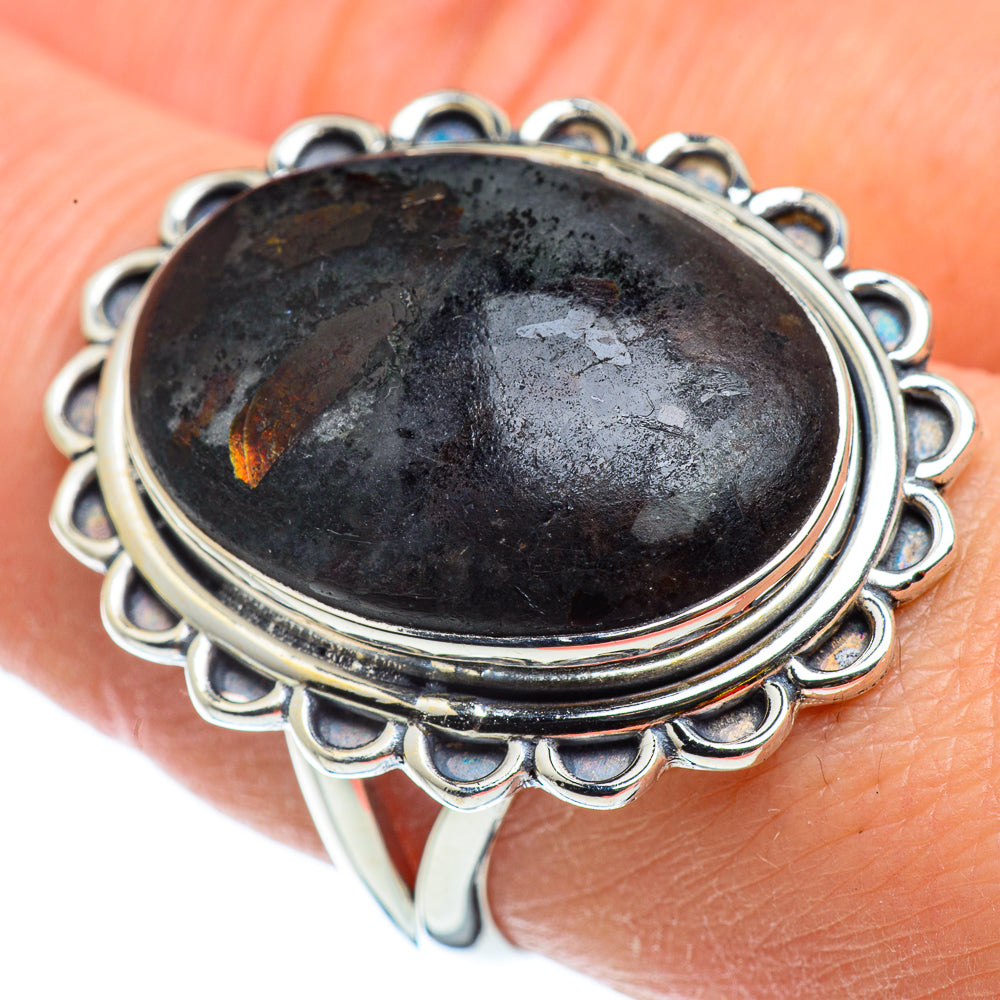 Astrophyllite Rings handcrafted by Anasilvercos - RING43429