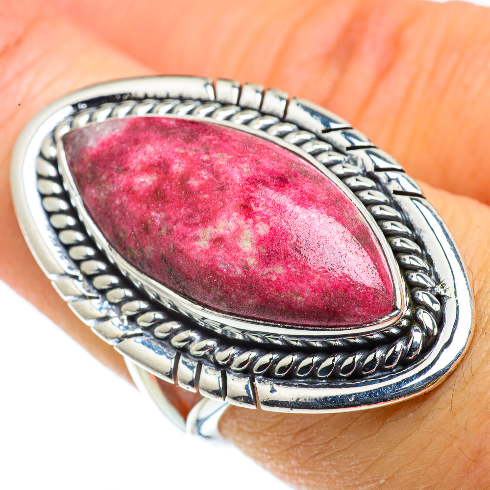 Thulite Rings handcrafted by Anasilvercos - RING43443