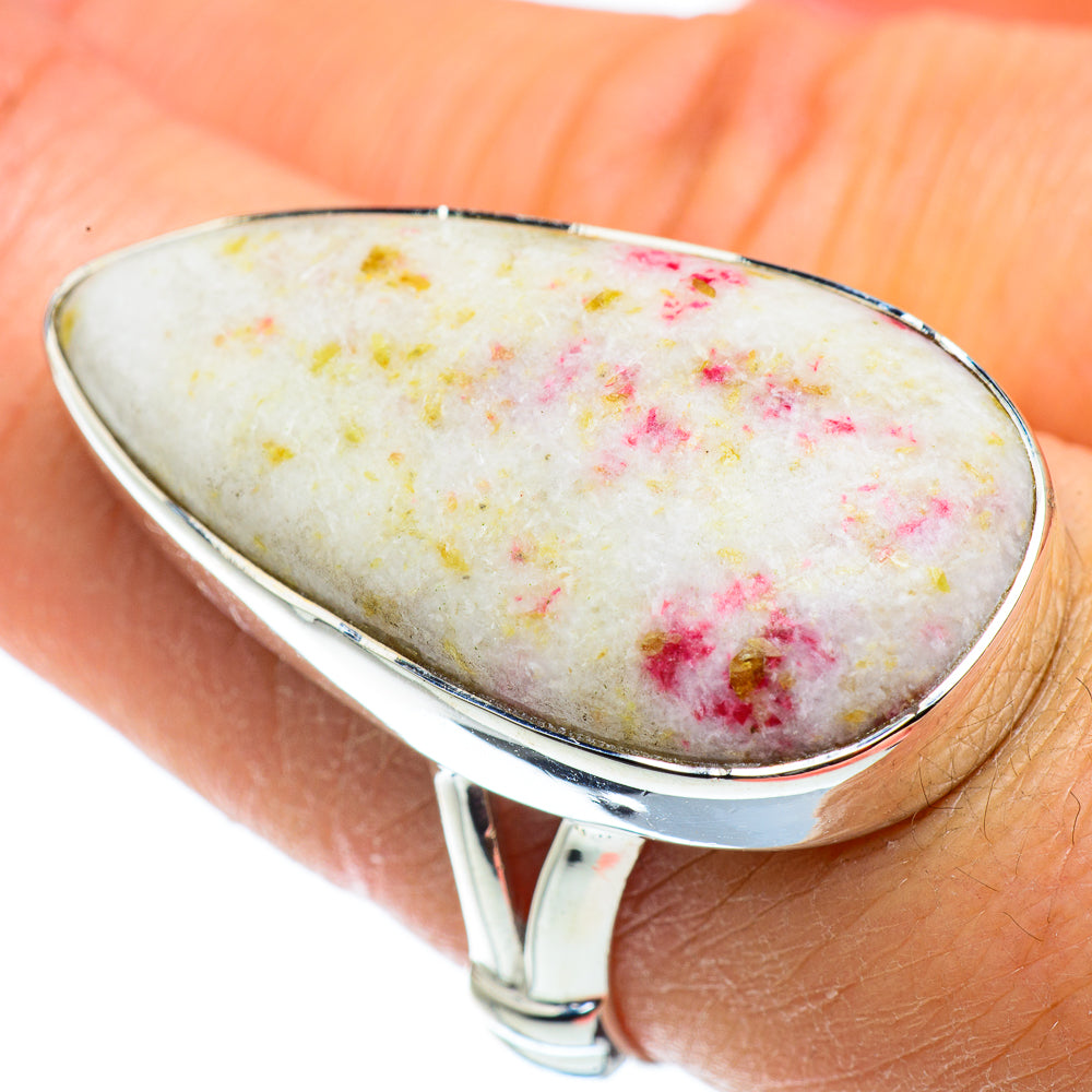 Thulite Rings handcrafted by Anasilvercos - RING43449