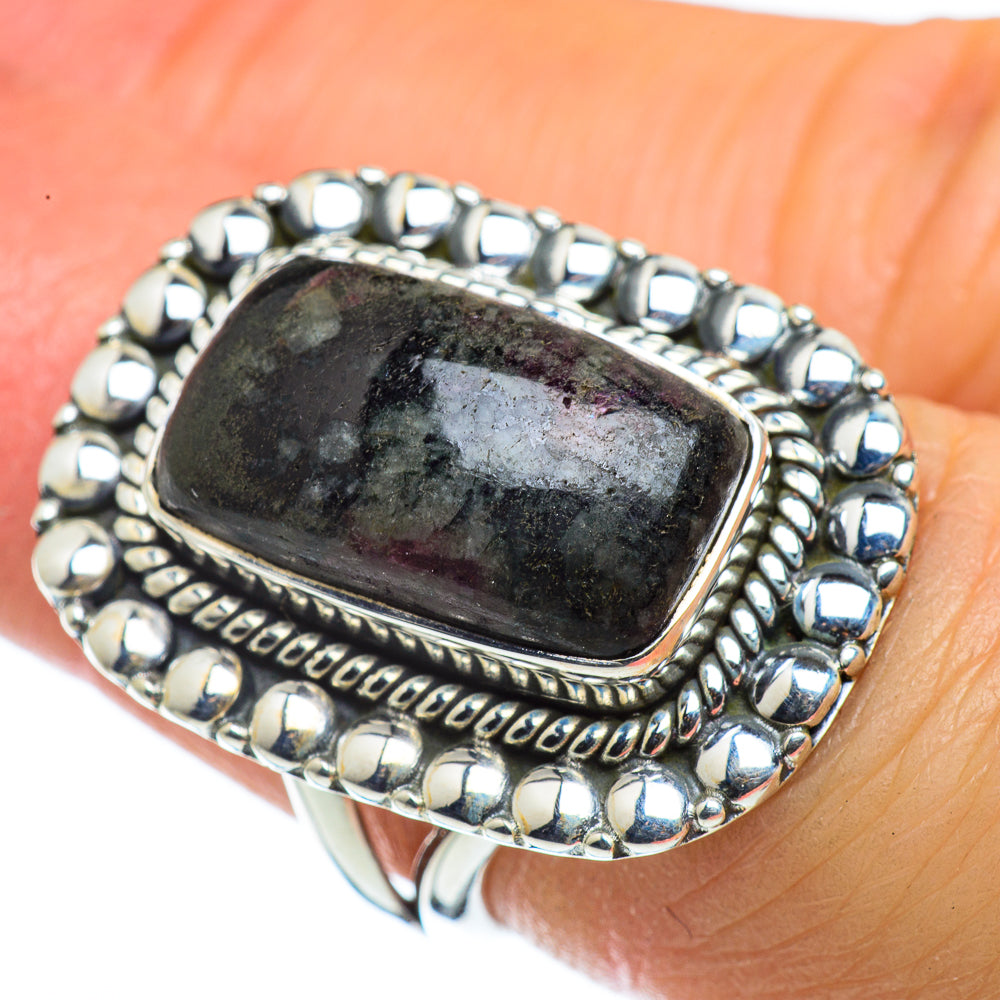 Russian Eudialyte Rings handcrafted by Anasilvercos - RING43605