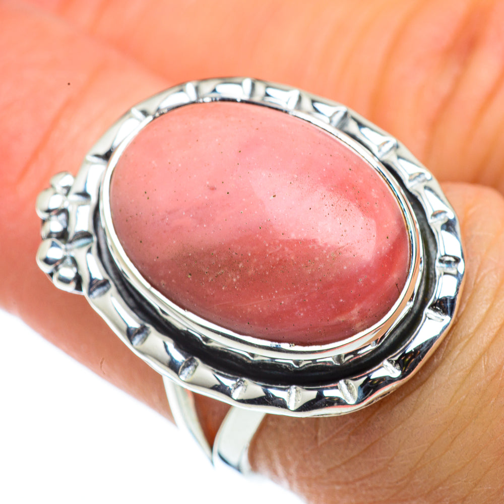 Pink Opal Rings handcrafted by Anasilvercos - RING43700