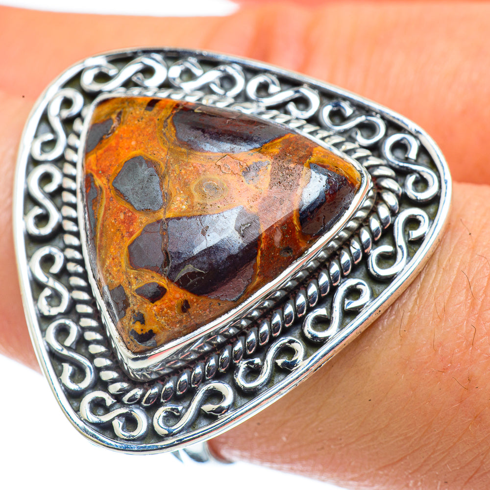 Chert Breccia Rings handcrafted by Anasilvercos - RING43886