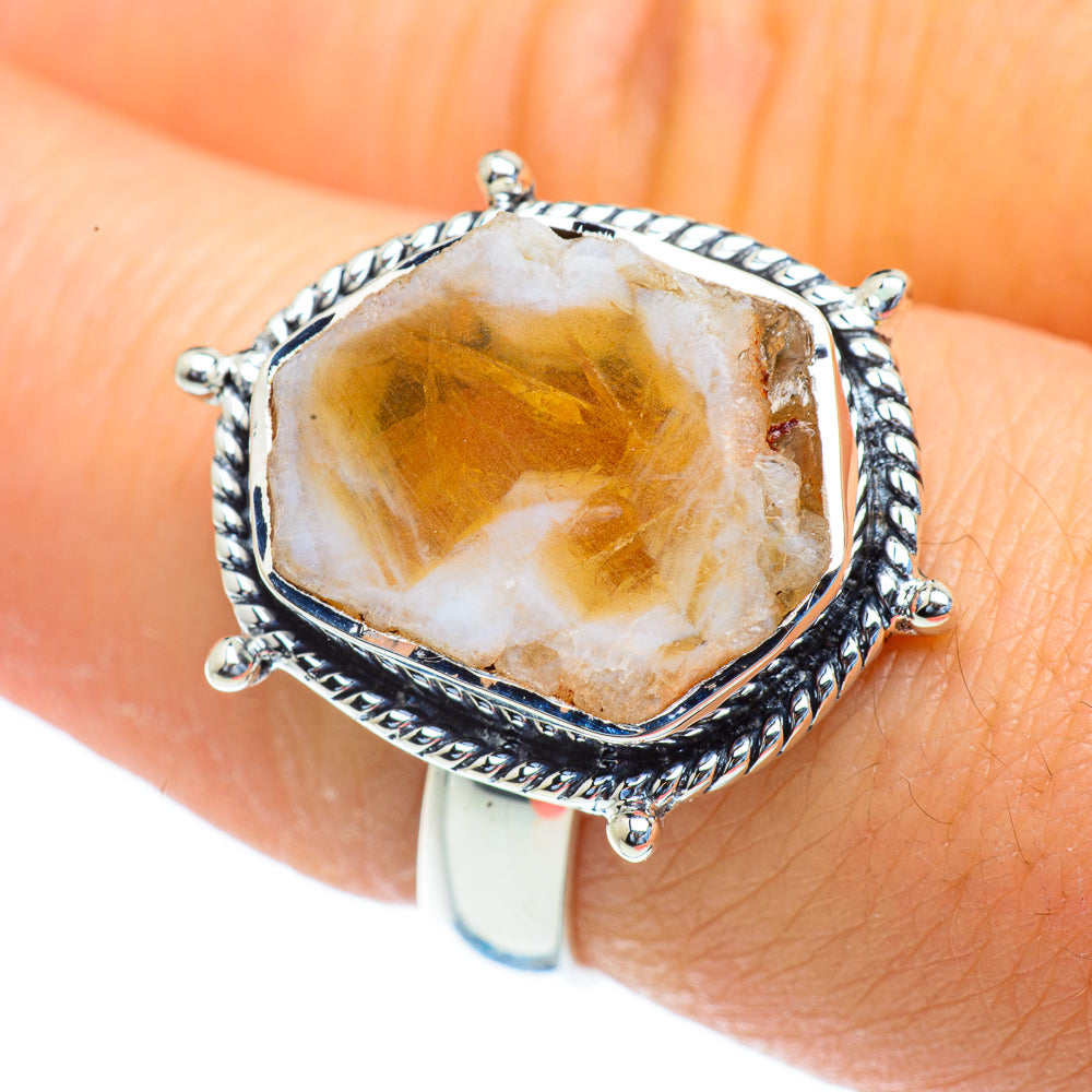 Citrine Rings handcrafted by Anasilvercos - RING43901