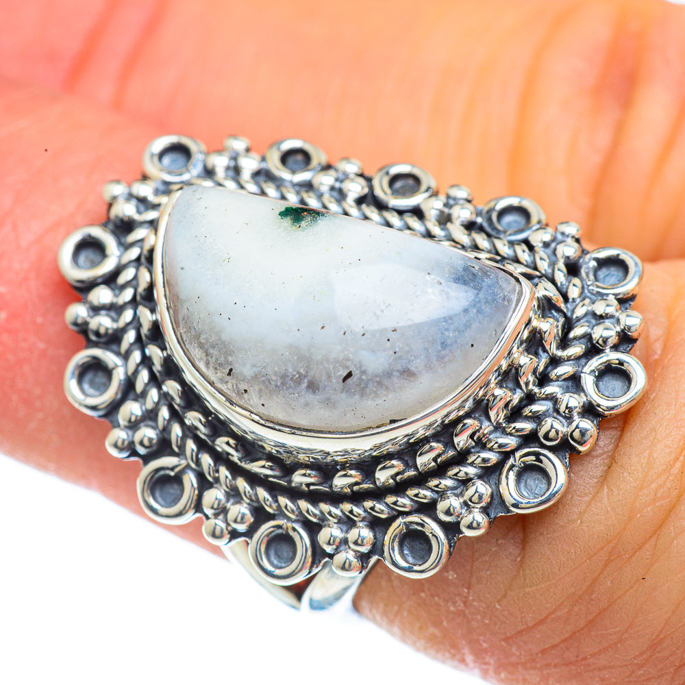 Dendritic Opal Rings handcrafted by Anasilvercos - RING43940