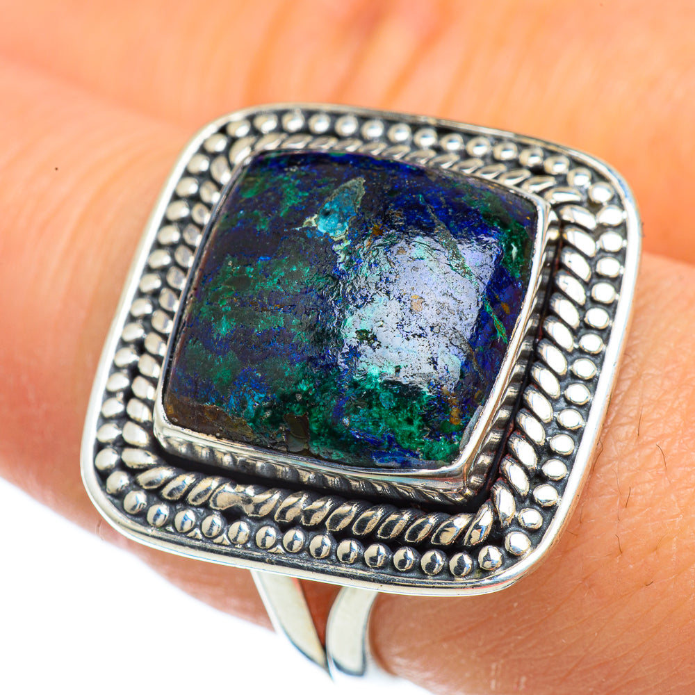 Chrysocolla Rings handcrafted by Anasilvercos - RING43942