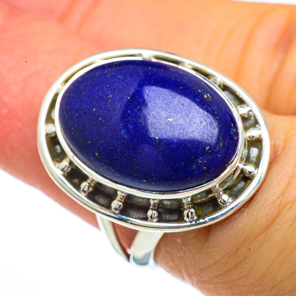 Lapis Lazuli Rings handcrafted by Anasilvercos - RING43945
