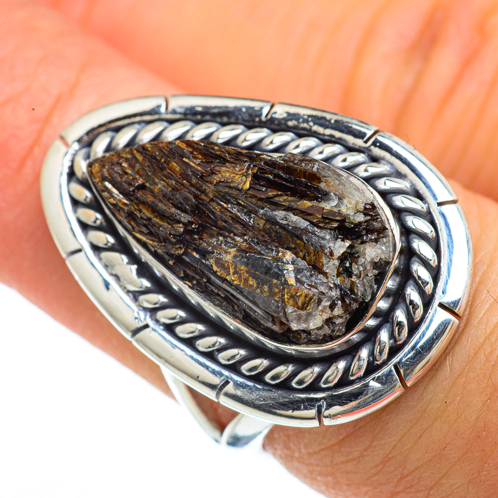 Astrophyllite Rings handcrafted by Anasilvercos - RING43999