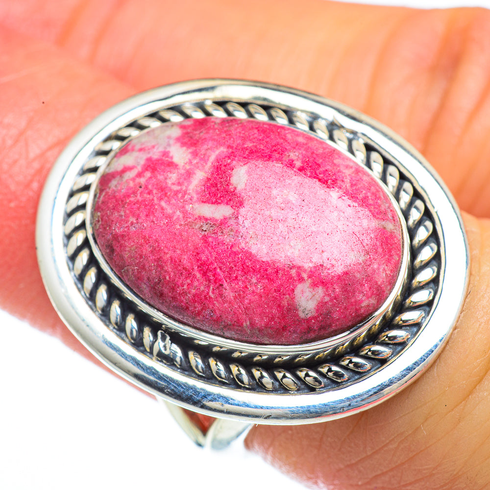 Thulite Rings handcrafted by Anasilvercos - RING44081