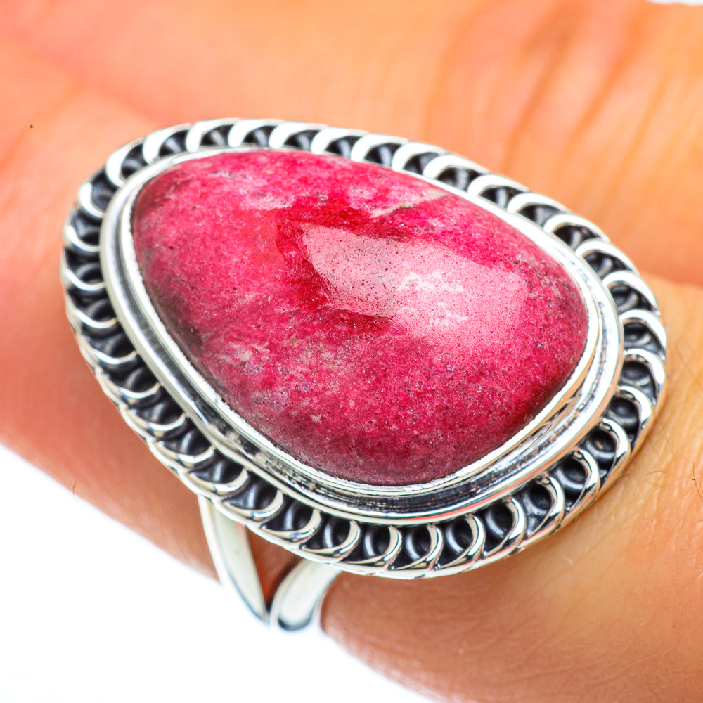 Thulite Rings handcrafted by Anasilvercos - RING44100