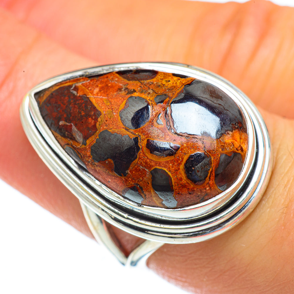 Chert Breccia Rings handcrafted by Anasilvercos - RING44109