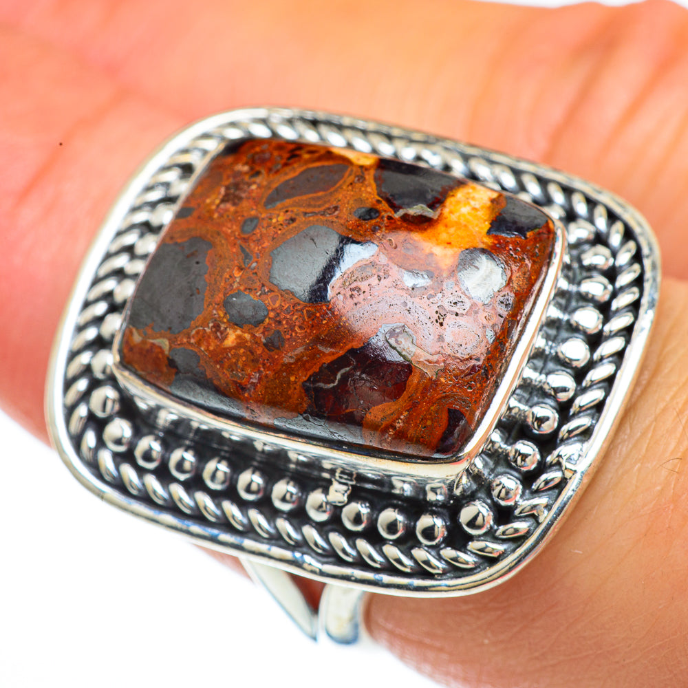 Chert Breccia Rings handcrafted by Anasilvercos - RING44111