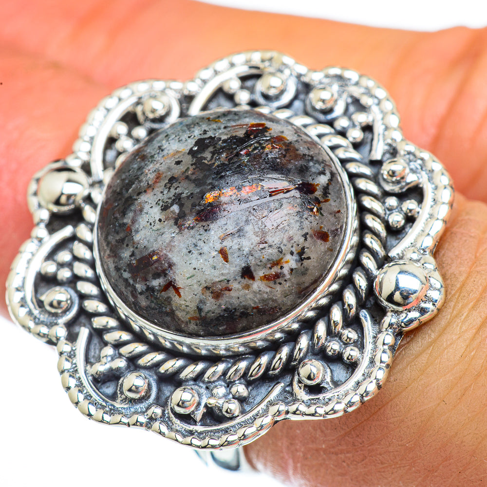 Astrophyllite Rings handcrafted by Anasilvercos - RING44185