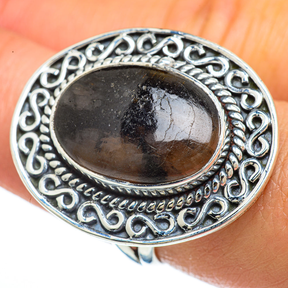 Chiastolite Rings handcrafted by Anasilvercos - RING44214