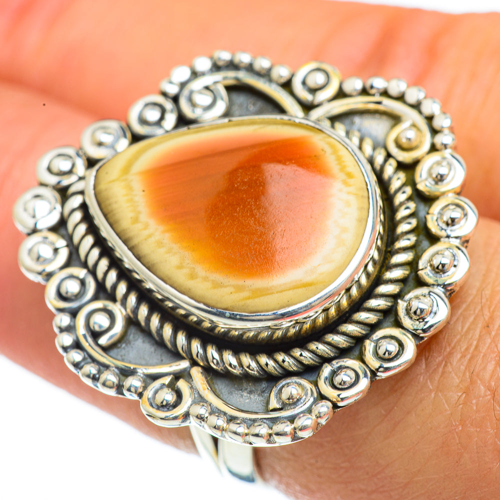 Willow Creek Jasper Rings handcrafted by Anasilvercos - RING44216