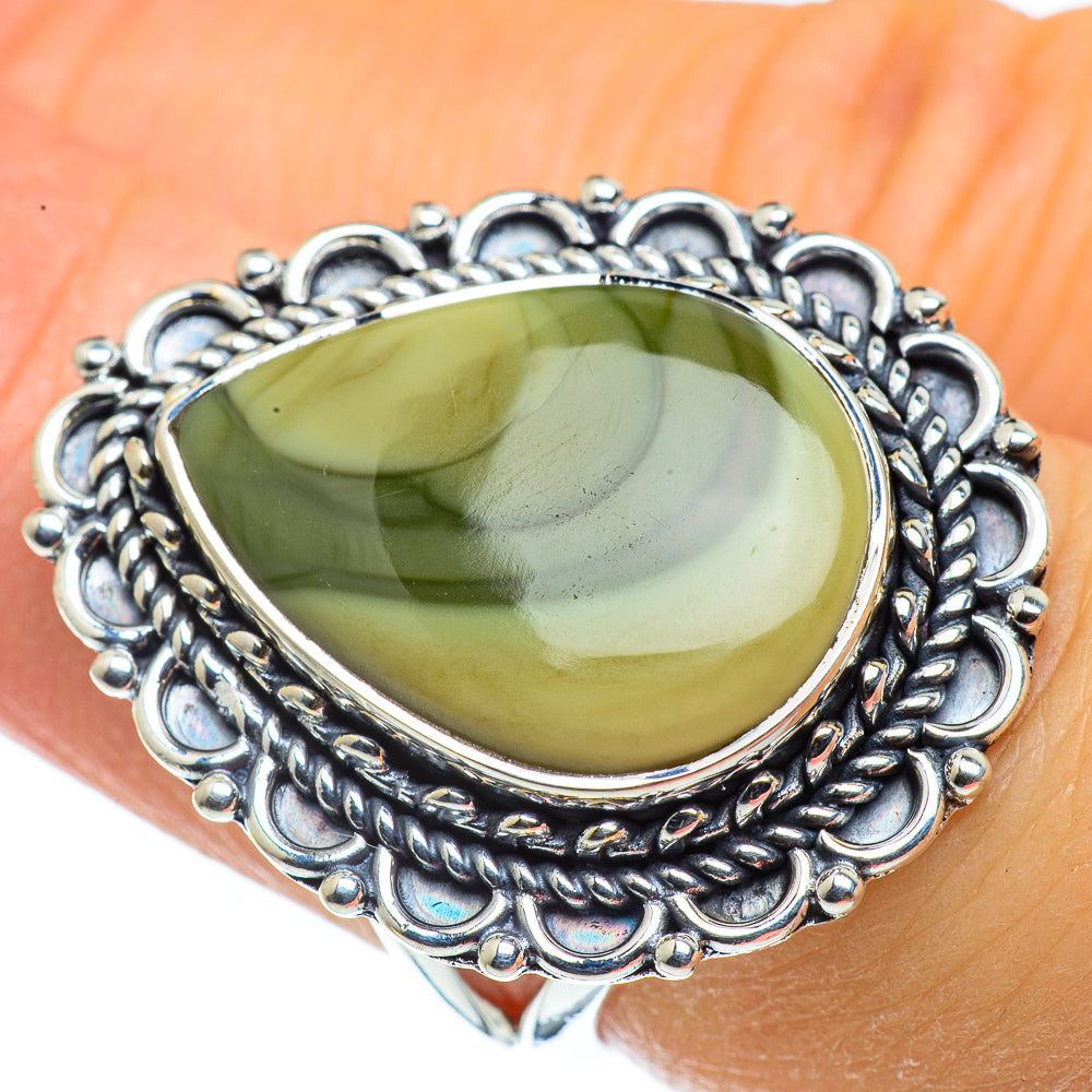 Willow Creek Jasper Rings handcrafted by Anasilvercos - RING44324