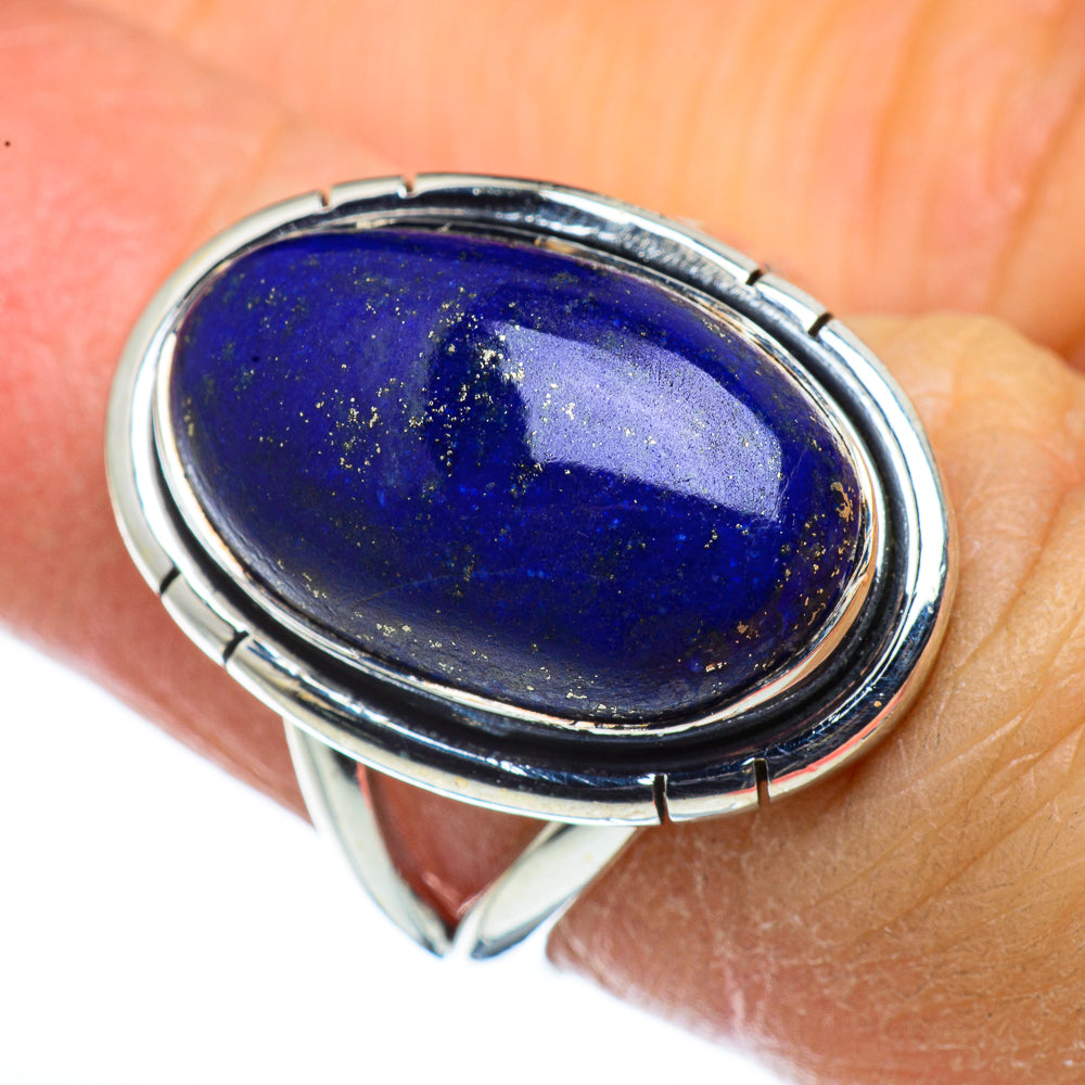 Lapis Lazuli Rings handcrafted by Anasilvercos - RING44352