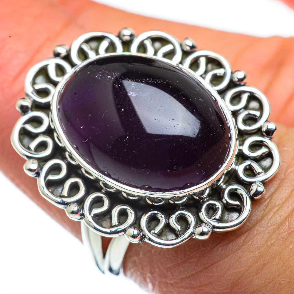 Amethyst Rings handcrafted by Anasilvercos - RING44569