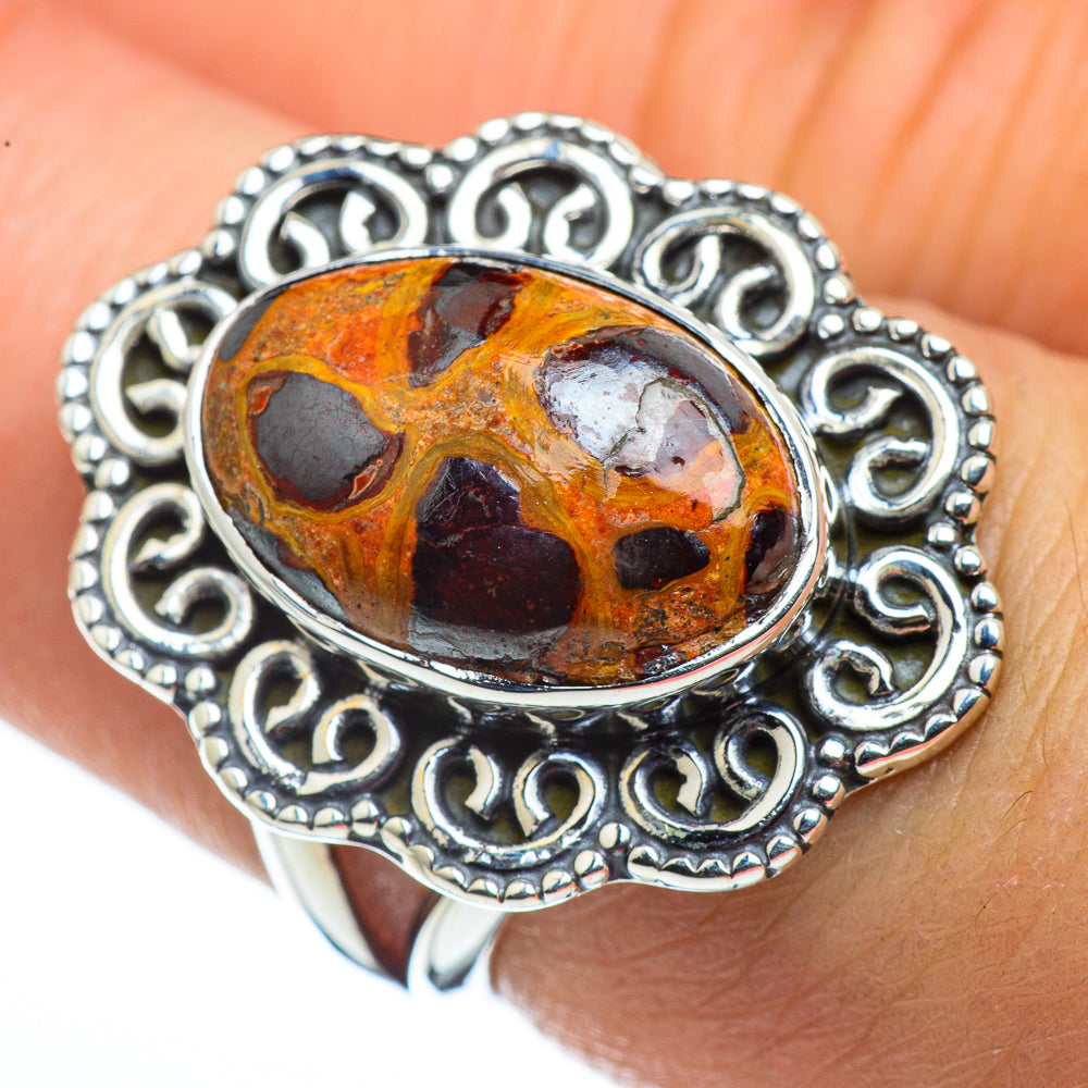 Chert Breccia Rings handcrafted by Anasilvercos - RING44581
