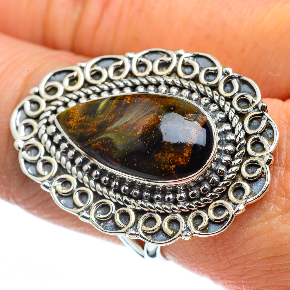 Pietersite Rings handcrafted by Anasilvercos - RING44617