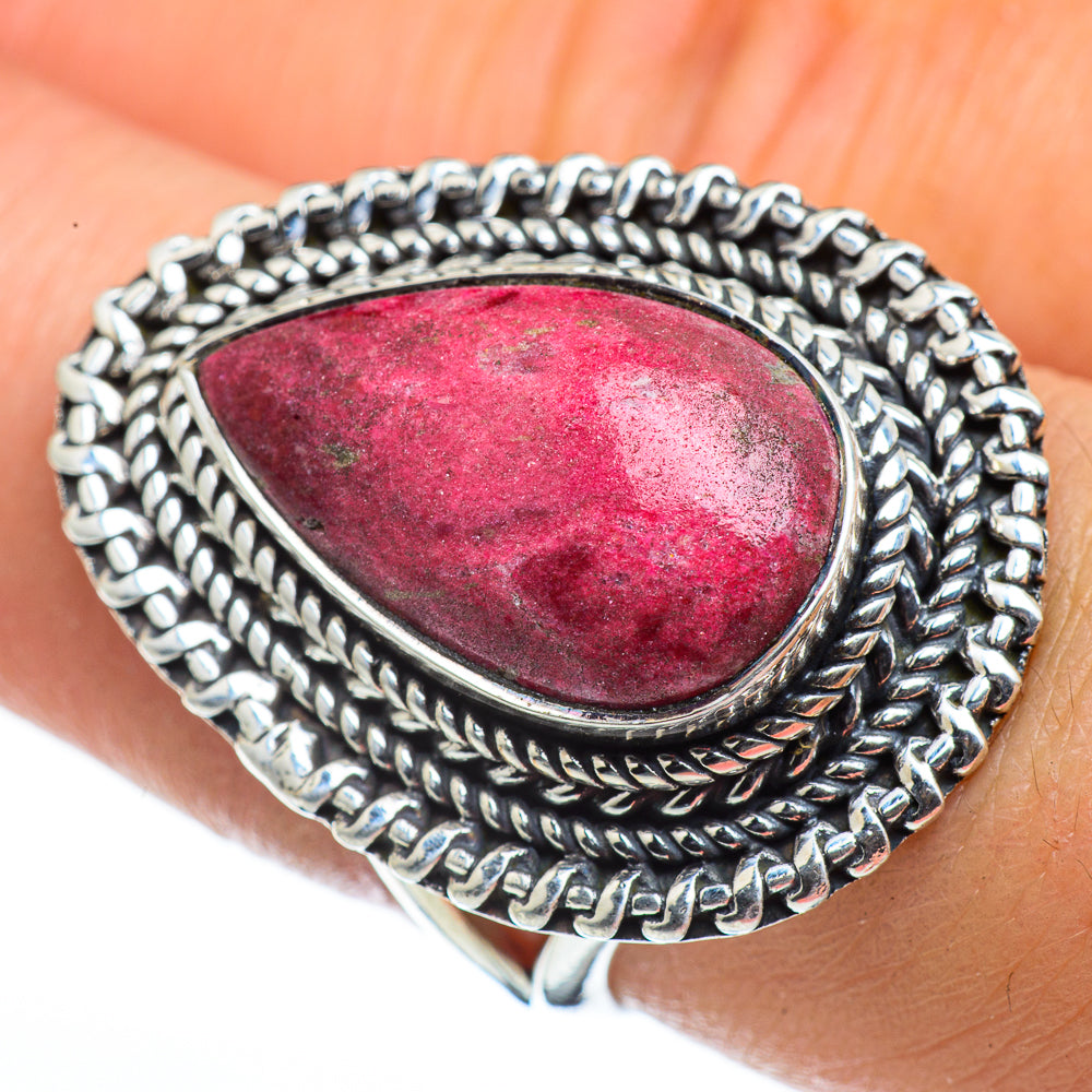 Thulite Rings handcrafted by Anasilvercos - RING44625