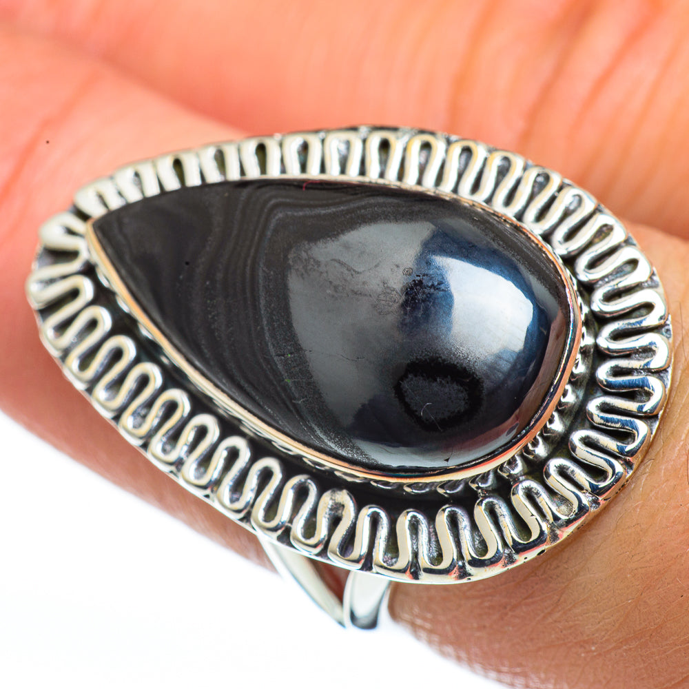 Psilomelane Rings handcrafted by Anasilvercos - RING44663