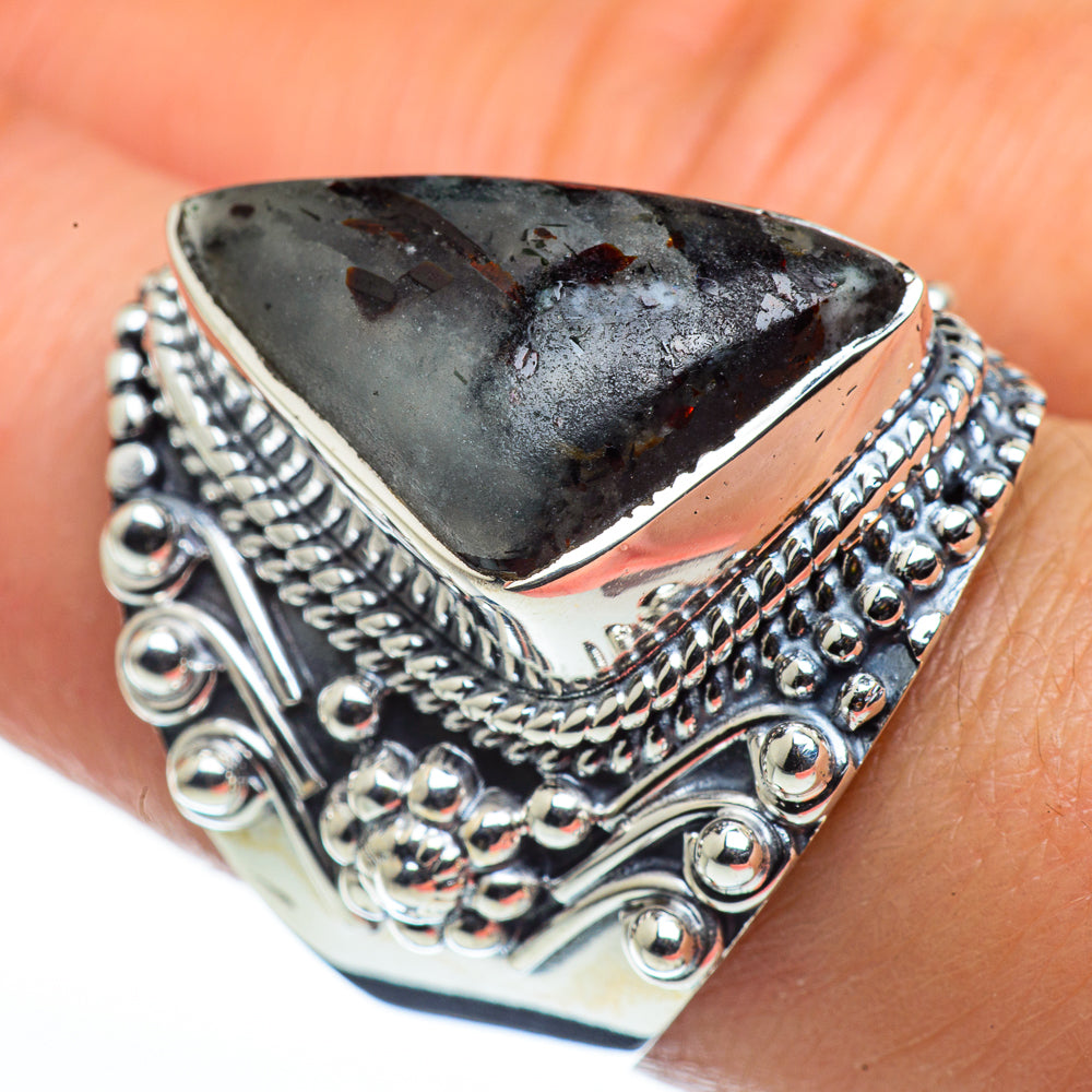 Astrophyllite Rings handcrafted by Anasilvercos - RING44674