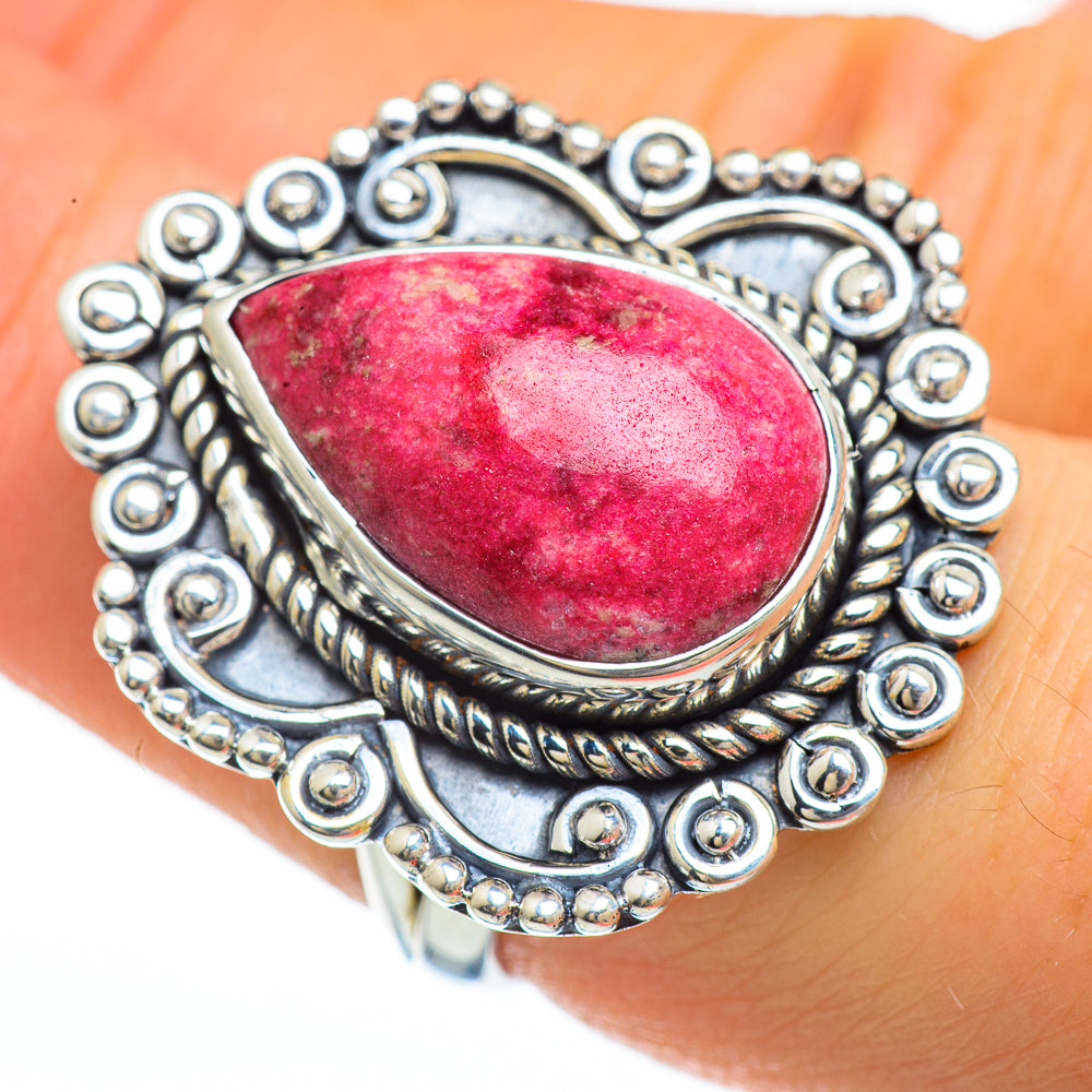 Thulite Rings handcrafted by Anasilvercos - RING44755