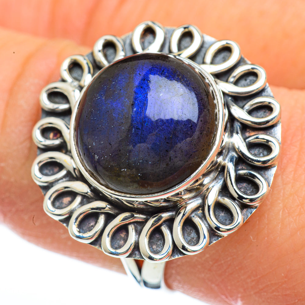 Labradorite Rings handcrafted by Anasilvercos - RING44794