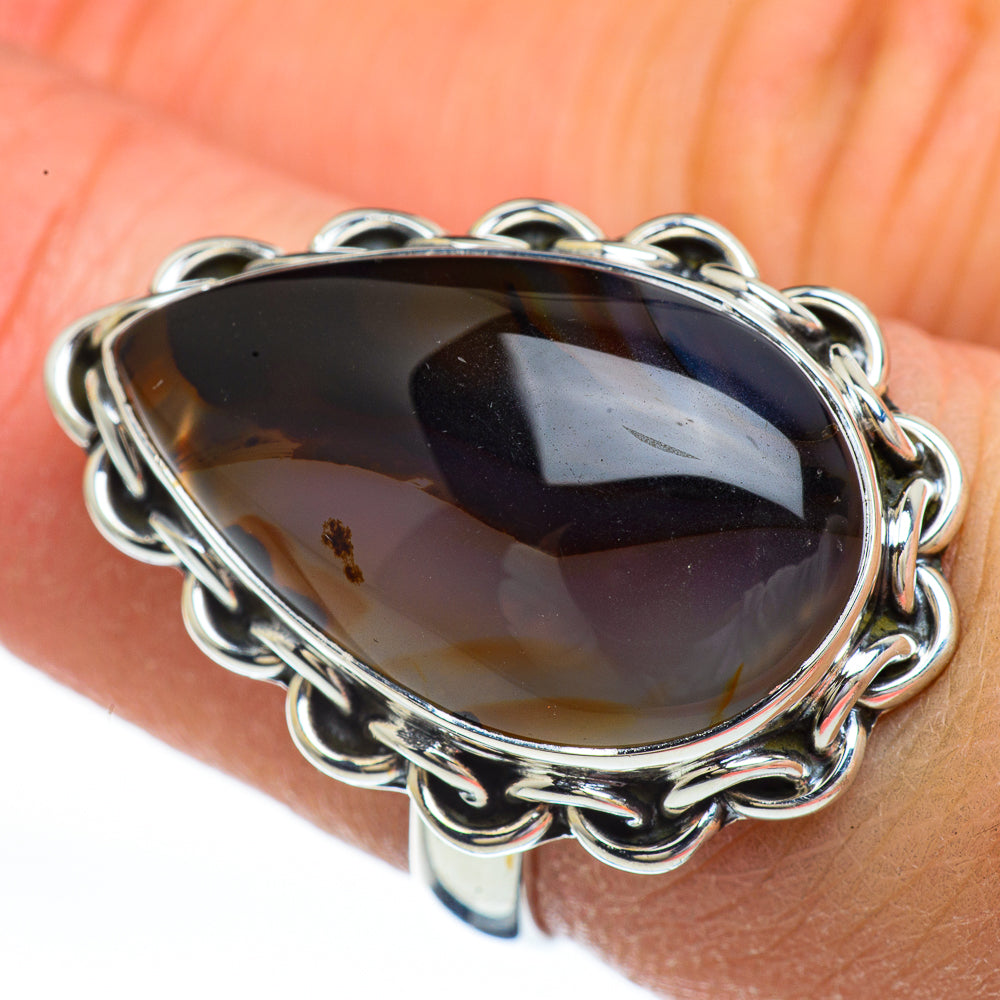 Montana Agate Rings handcrafted by Anasilvercos - RING44893