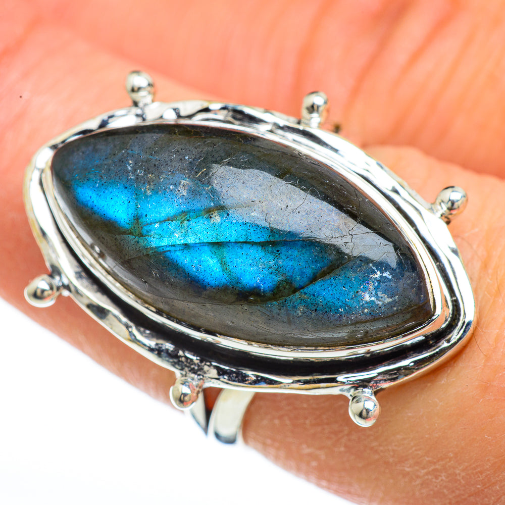 Labradorite Rings handcrafted by Anasilvercos - RING44928