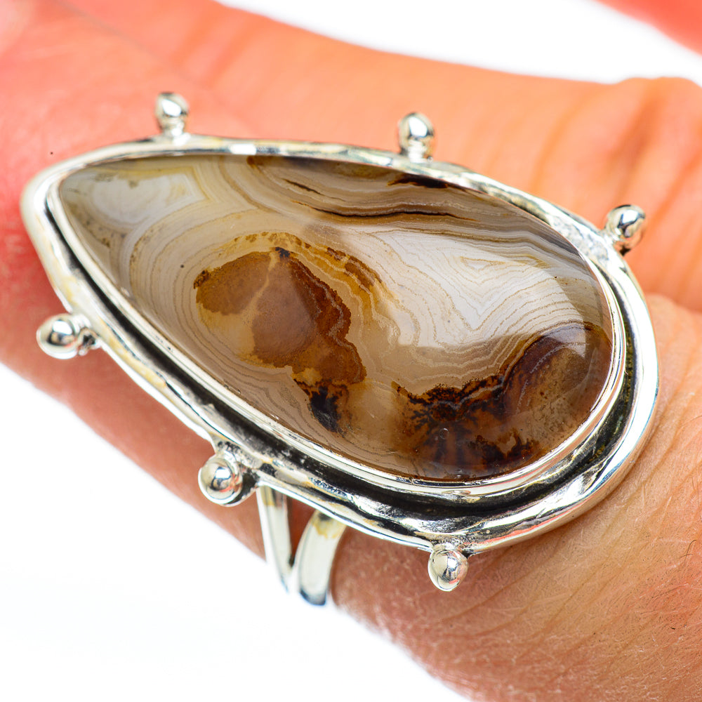 Ocean Jasper Rings handcrafted by Anasilvercos - RING45015