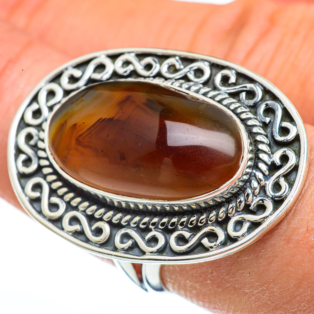 Montana Agate Rings handcrafted by Anasilvercos - RING45053