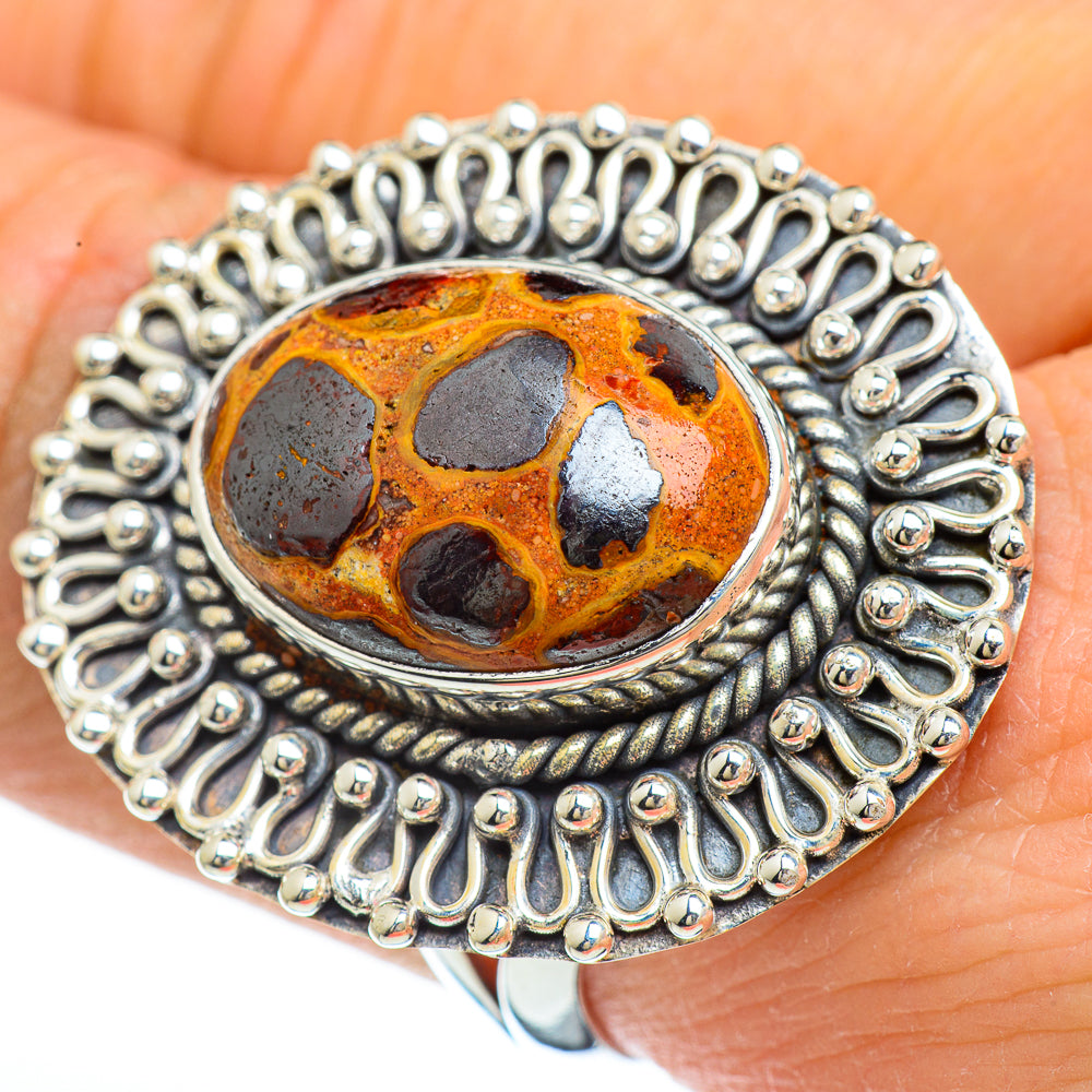 Chert Breccia Rings handcrafted by Anasilvercos - RING45078