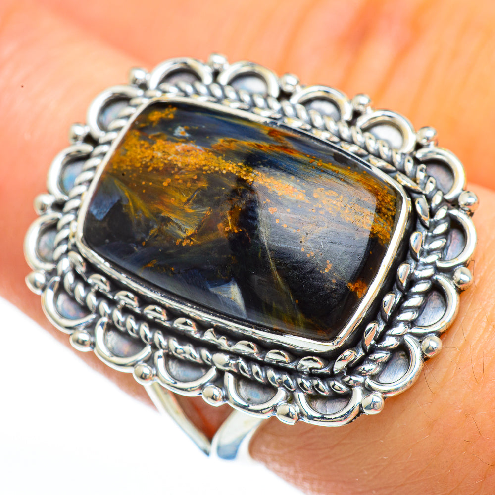 Pietersite Rings handcrafted by Anasilvercos - RING45106