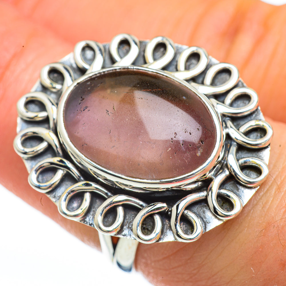 Rose Quartz Rings handcrafted by Anasilvercos - RING45131