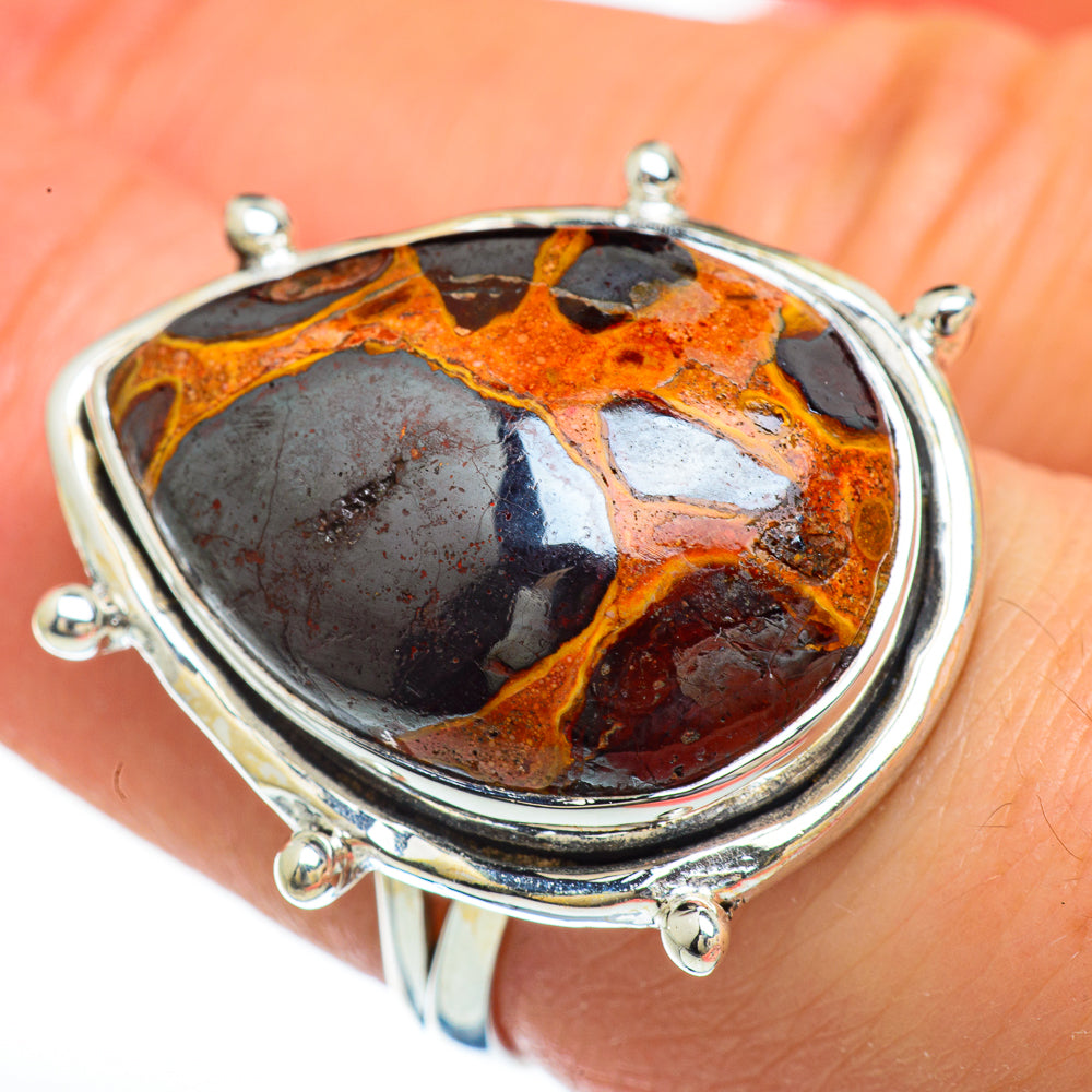 Chert Breccia Rings handcrafted by Anasilvercos - RING45209