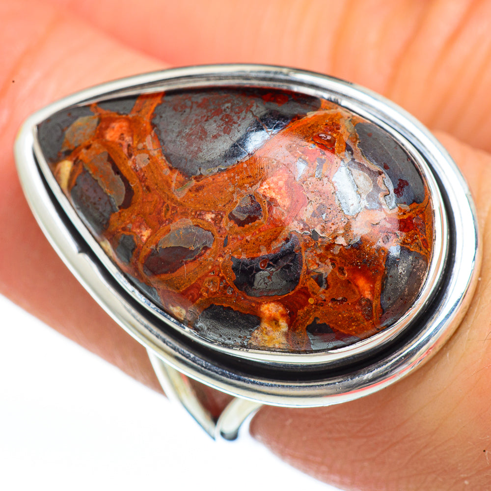 Chert Breccia Rings handcrafted by Anasilvercos - RING45313