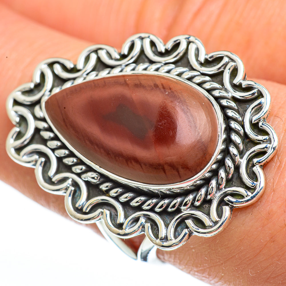 Imperial Jasper Rings handcrafted by Anasilvercos - RING45315