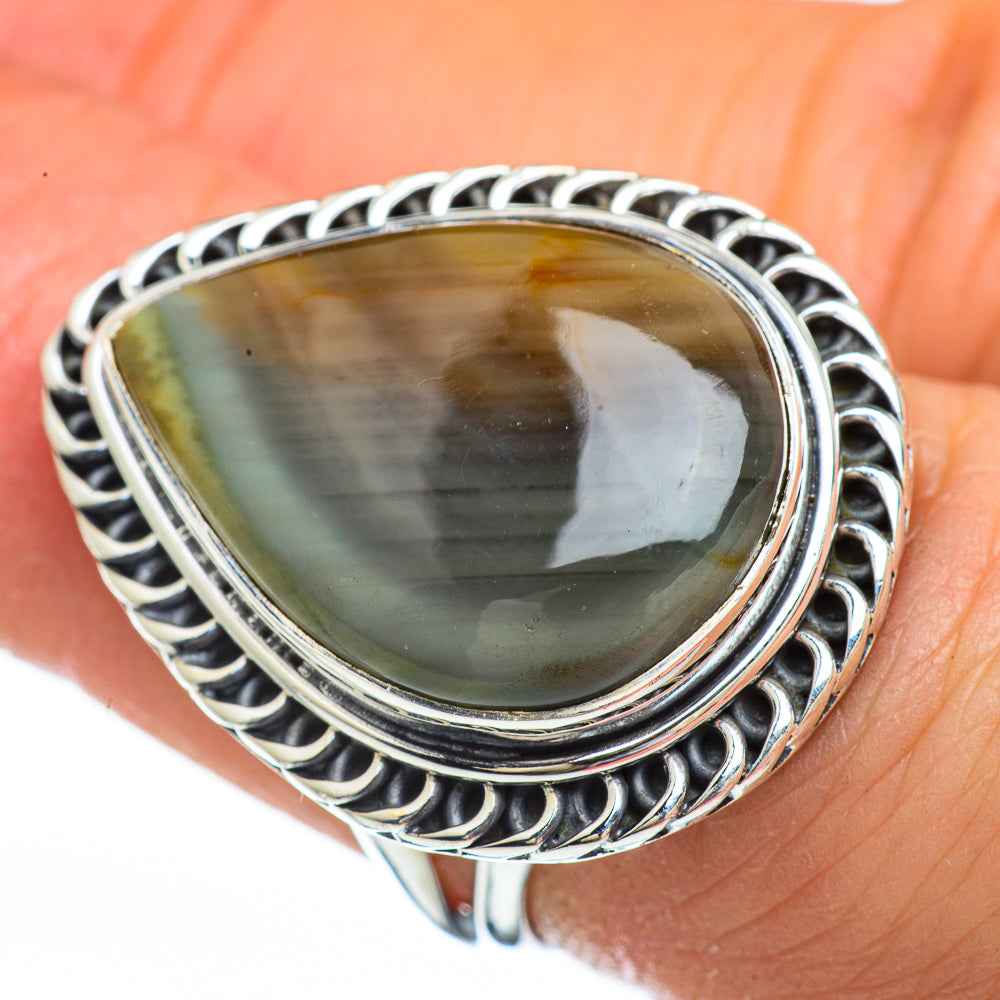 Willow Creek Jasper Rings handcrafted by Anasilvercos - RING45316