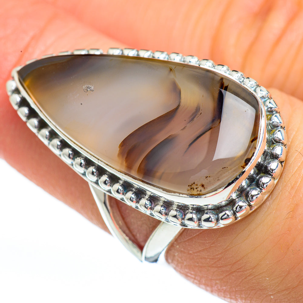 Montana Agate Rings handcrafted by Anasilvercos - RING45364