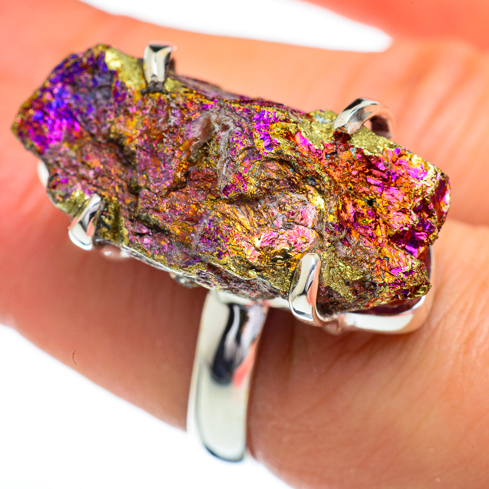 Titanium Druzy Rings handcrafted by Anasilvercos - RING45367