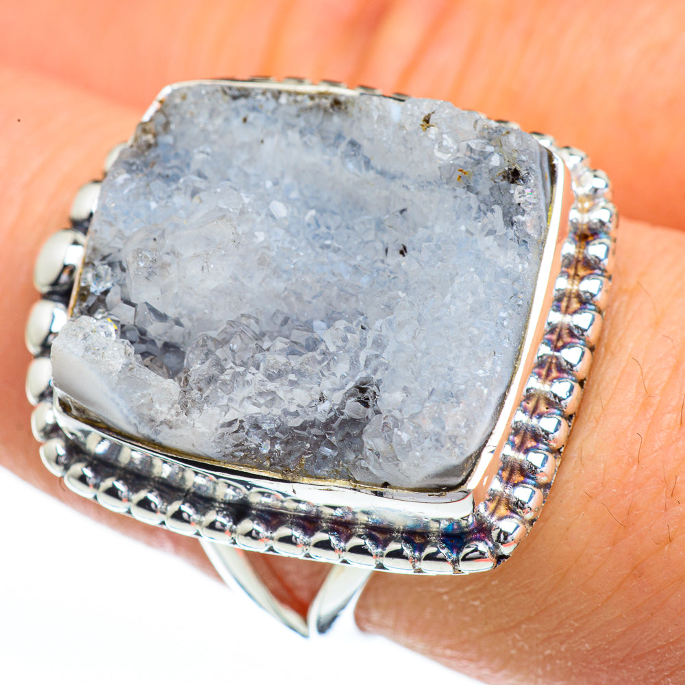 Desert Druzy Rings handcrafted by Anasilvercos - RING45431