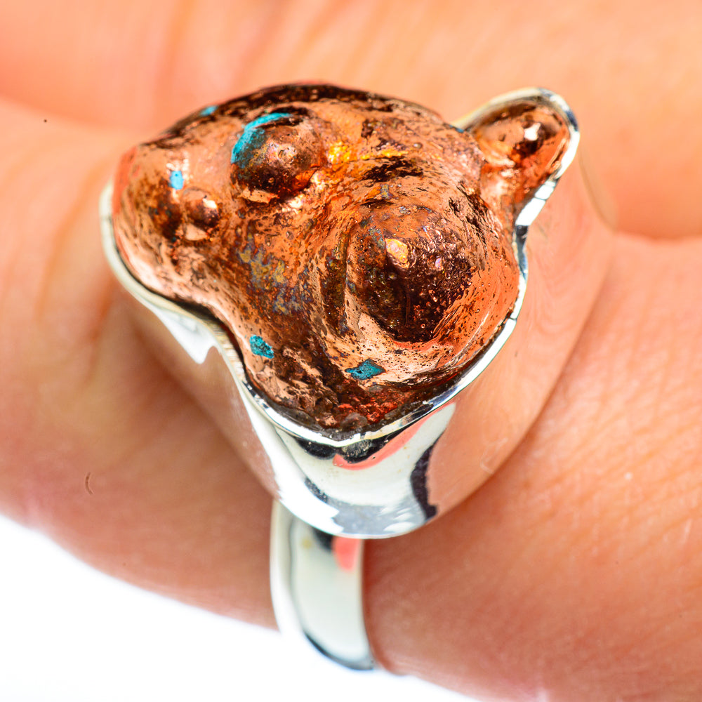 Splash Copper Rings handcrafted by Anasilvercos - RING45533