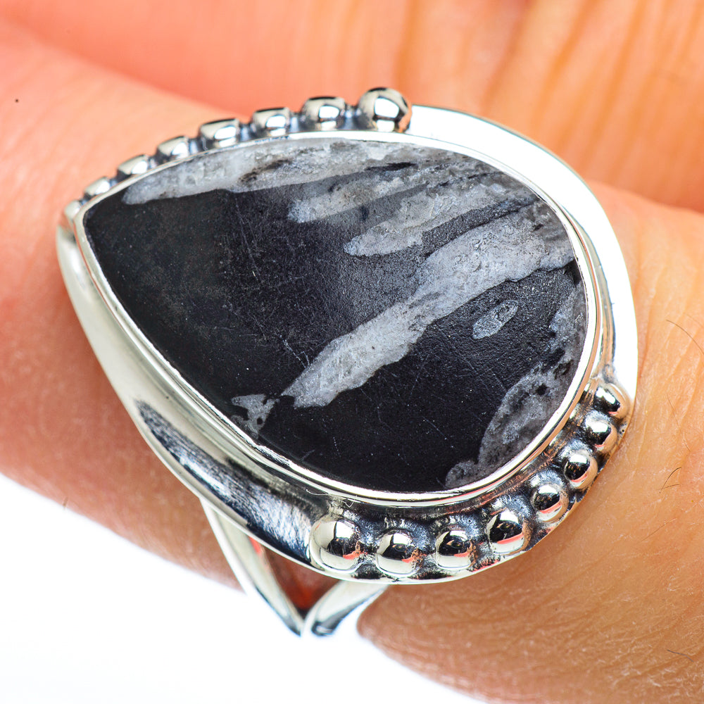 Chrysanthemum Stone Rings handcrafted by Anasilvercos - RING45535